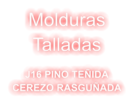 Molduras   Talladas  J16 PINO TEÑIDA CEREZO RASGUÑADA